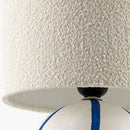 Modern European furniture - Round Lined Ceramic Table Lamp - www.oroatrade.com