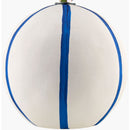Modern European furniture - Round Lined Ceramic Table Lamp - www.oroatrade.com