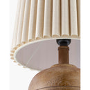 Hospitality furniture - Fluted Linen Table Lamp Set (2) - www.oroatrade.com