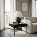 Modern European furniture - Empire Linen Shade Table Lamp - www.oroatrade.com
