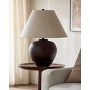 Modern European furniture - Empire Linen Shade Table Lamp - www.oroatrade.com