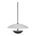 Hospitality furniture - White Glass Semi-Dome Pendant Lamp - www.oroatrade.com