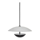 Hospitality furniture - White Glass Semi-Dome Pendant Lamp - www.oroatrade.com