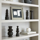Hospitality furniture - Black Ceramic Geometrical Vase Set (5) - www.oroatrade.com