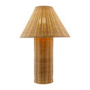 Modern European furniture - Beige Rattan Accent Table Lamp - www.oroatrade.com