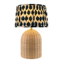 Modern European furniture - Blue Patterned Fabric Table Lamp - www.oroatrade.com
