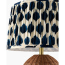 Modern European furniture - Blue Patterned Fabric Table Lamp - www.oroatrade.com