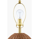 Modern European furniture - Blue Patterned Fabric Table Lamp - www.oroatrade.com