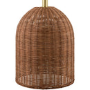 Modern European furniture - Blue Patterned Fabric Table Lamp - www.oroatrade.com