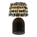 Modern European furniture - Blue Patterned Fabric Table Lamp - www.oroatrade.com