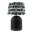Modern European furniture - Blue Patterned Fabric Table Lamp - www.oroatrade.com