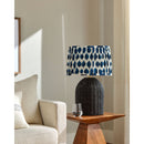 Modern European furniture - Blue Patterned Fabric Table Lamp - www.oroatrade.com
