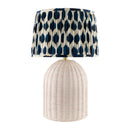 Modern European furniture - Blue Patterned Fabric Table Lamp - www.oroatrade.com