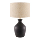 Hospitality furniture - Linen Drum Shade Table Lamp - www.oroatrade.com