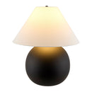 Hospitality furniture - Black Round Ceramic Table Lamp - www.oroatrade.com