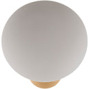 Modern European furniture - Oval White Glass Table Lamp - www.oroatrade.com