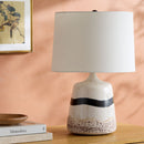 Hospitality furniture - Brown Speckled Ceramic Table Lamp - www.oroatrade.com