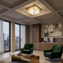 Modern European furniture - Gold Clear Glass Wall Lamp - www.oroatrade.com