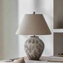 Hospitality furniture - Rustic Brown Ceramic Table Lamp - www.oroatrade.com