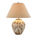 Hospitality furniture - Rustic Brown Ceramic Table Lamp - www.oroatrade.com