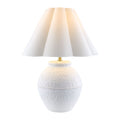 Contract furniture - Scallop Folded Linen Table Lamp - www.oroatrade.com