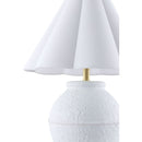 Contract furniture - Scallop Folded Linen Table Lamp - www.oroatrade.com