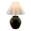 Contract furniture - Scallop Folded Linen Table Lamp - www.oroatrade.com