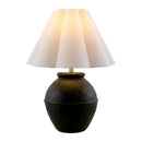 Contract furniture - Scallop Folded Linen Table Lamp - www.oroatrade.com