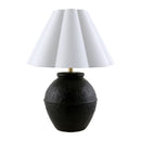 Contract furniture - Scallop Folded Linen Table Lamp - www.oroatrade.com