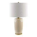 Hospitality furniture - Glazed Ceramic Linen Table Lamp - www.oroatrade.com