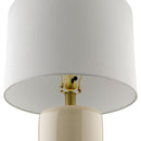 Hospitality furniture - Glazed Ceramic Linen Table Lamp - www.oroatrade.com