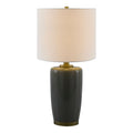 Hospitality furniture - Glazed Ceramic Linen Table Lamp - www.oroatrade.com