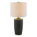 Hospitality furniture - Glazed Ceramic Linen Table Lamp - www.oroatrade.com