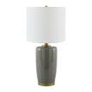Hospitality furniture - Glazed Ceramic Linen Table Lamp - www.oroatrade.com