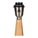 Ceramic Wood Base Table Lamp | Kuda Home Kent