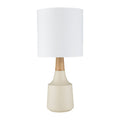 Modern European furniture - Drum Linen Shade Table Lamp - www.oroatrade.com
