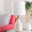 Modern European furniture - Drum Linen Shade Table Lamp - www.oroatrade.com