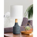 Modern European furniture - Drum Linen Shade Table Lamp - www.oroatrade.com