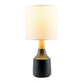 Modern European furniture - Drum Linen Shade Table Lamp - www.oroatrade.com