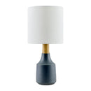 Modern European furniture - Drum Linen Shade Table Lamp - www.oroatrade.com