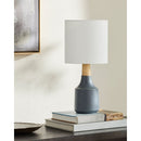 Modern European furniture - Drum Linen Shade Table Lamp - www.oroatrade.com