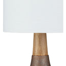 Modern European furniture - Drum Linen Shade Table Lamp - www.oroatrade.com