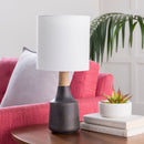 Modern European furniture - Drum Linen Shade Table Lamp - www.oroatrade.com