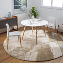 Modern European furniture - Viscose Wool Blend Round Carpet - www.oroatrade.com