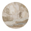 Modern European furniture - Viscose Wool Blend Round Carpet - www.oroatrade.com