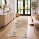 Modern European furniture - Multicolored Viscose Wool Table Runner - www.oroatrade.com