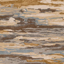Modern furniture - Multicolored Viscose Wool Round Carpet - www.oroatrade.com