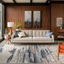 Modern European furniture - Multicolored Viscose Wool Blend Carpet - www.oroatrade.com