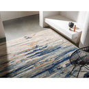 Modern European furniture - Multicolored Viscose Wool Blend Carpet - www.oroatrade.com