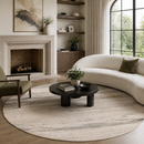 Modern European furniture - Viscose Wool Blend Round Carpet - www.oroatrade.com
